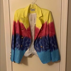 Lioness tie dye blazer